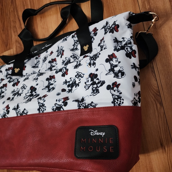 Disney Minnie Mouse Large Tote Diaper Bag - Picture 3 of 8